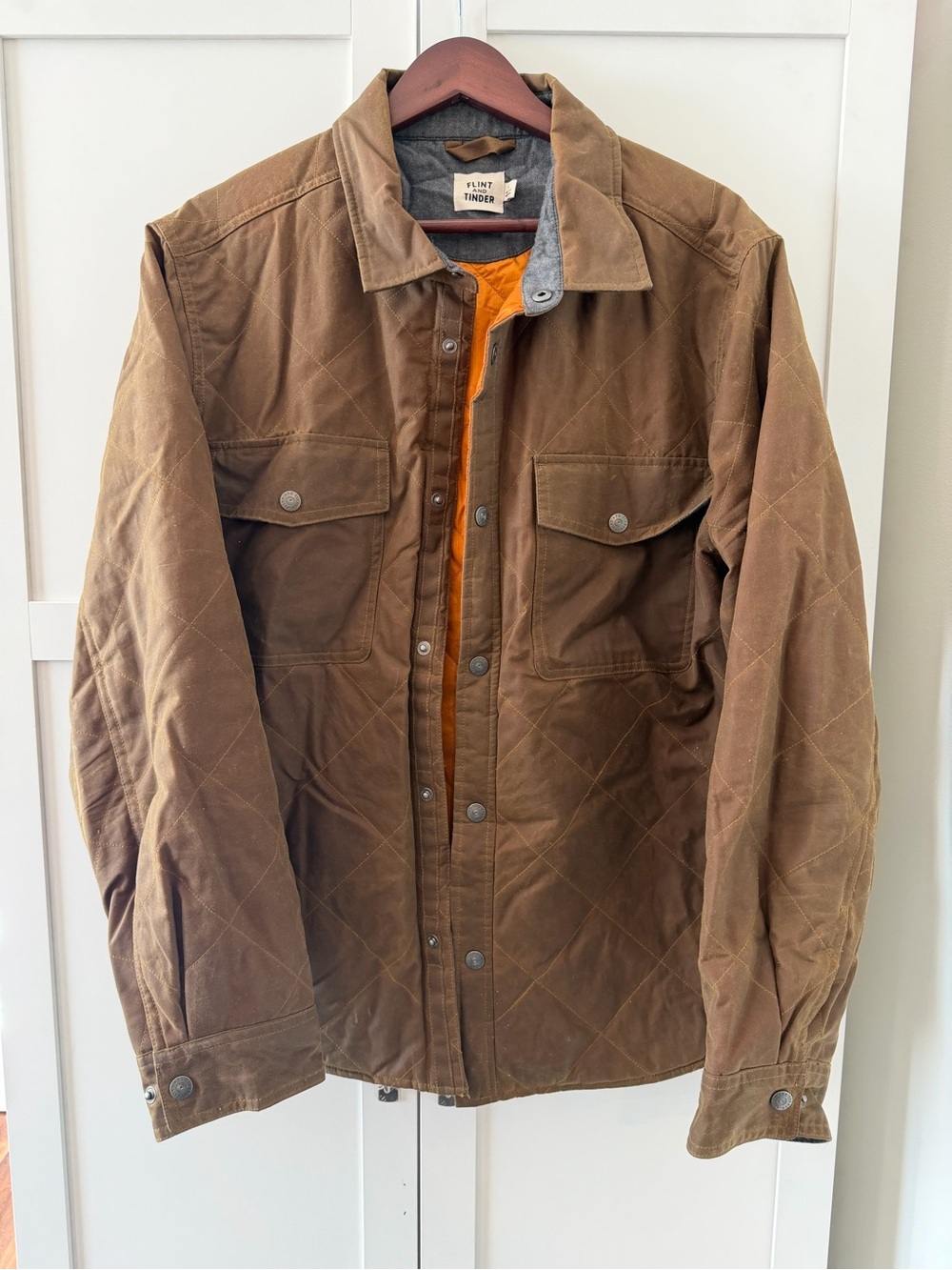 Flint and Tinder Men's Waxed Quilted Jacket